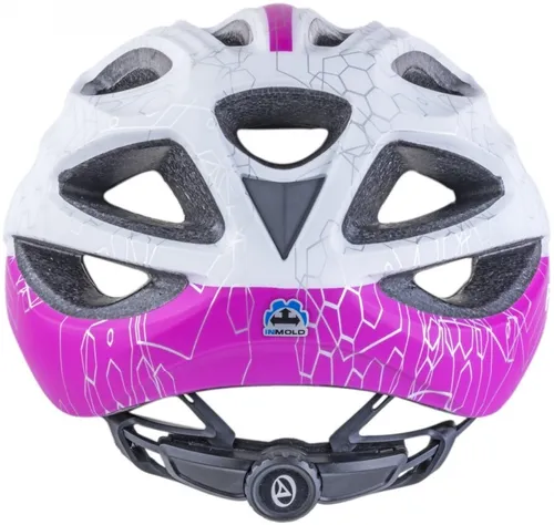 Kask rowerowy AUTHOR Flow X9 Biało-różowy MTB (rozmiar M)