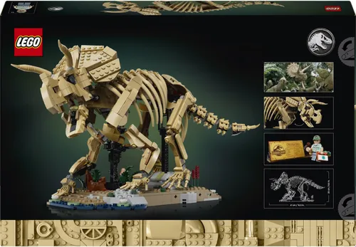 LEGO Jurassic World 77985 Szkielety dinozaurów: triceratops, zestaw klocków