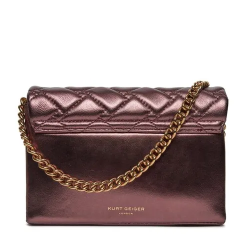 Kurt Geiger 690-Geantă Mini Kensington Din Piele 9086631109 Maro Închis