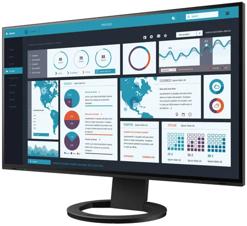 Monitor Eizo FlexScan EV2495 (czarny) 24" Full HD IPS 60Hz 5ms