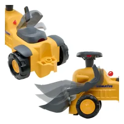 Falk Jeździk Traktor Koparka Komatsu Z Łyżką I Klaksonem 1-3 Lat