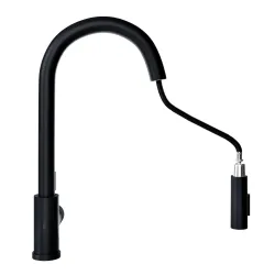 Bateria Globalo Loretio Black 1.1 Czarny mat Stal nierdzewna