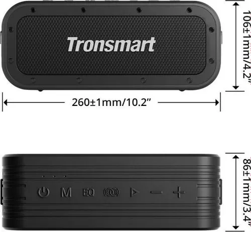 Tronsmart Force X Hoparlörü Siyah (6970232014424)