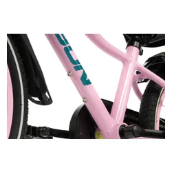Rower dziecięcy KARBON Jazz 18 cali dla dziewczynki Różowy