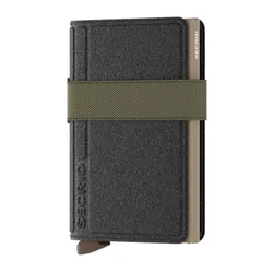 Portfel kieszonkowy RFID Secrid Bandwallet Liba - black / olive