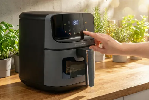 Air Fryer Frytkownica beztłuszczowa GÖTZE & JENSEN AF300T 4.5l z okienkiem do obserwacji postępów gotowania