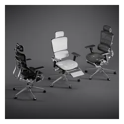 Fotel DIABLO CHAIRS V-Master Biało-czarny