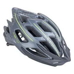 Kask rowerowy Author Aero X8 szaro-żółty