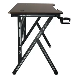 Biurko gamingowe COBRA CR3012BN Brązowy