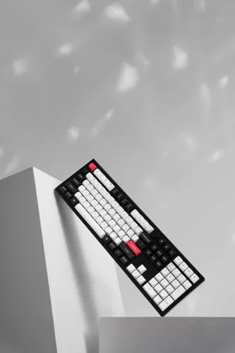 Klawiatura KEYCHRON Q6 HE Wireless Switch Gateron Double-Rail Magnetic Nebula Czarno-biało-czerwony