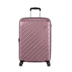 Walizka średnia poszerzana American Tourister Speedstar - rose gold