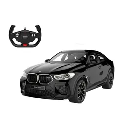 Zdalnie sterowany samochód COIL auto RC pilot BMW X6 M LED 1:14 pojazd czarny