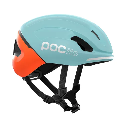 Kask rowerowy dziecięcy POC Pocito Omne MIPS Jr indicolite blue matt/carnelian orange matt