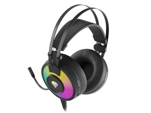 Проводные наушники с микрофоном Genesis Neon 600 RGB-черный