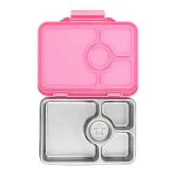 Lunchbox 4-komorowy Yumbox Pret ze stalową tacą - versailles pink