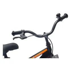 Rower dziecięcy SUN BABY Tracker 14 cali dla chłopca Czarno-pomarańczowy