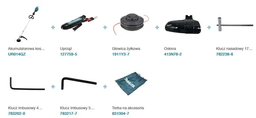 Podkaszarka akumulatorowa Makita XGT UR014GZ