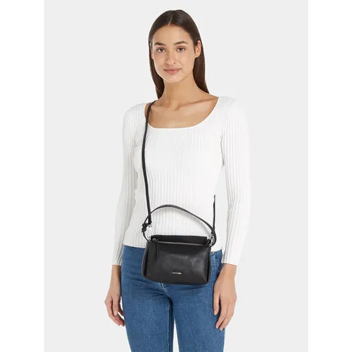 Calvin Klein ridicat moale mini sac K60k611305 CK Negru BAX