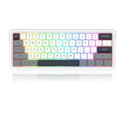 Klawiatura mechaniczna Redragon Draconic V2 K730WGP-RGB-PRO Biało-szary