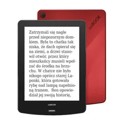 Czytnik E-booków inkBOOK Calypso Plus - 6" - 16GB -WiFi - czerwony + etui