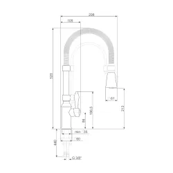 Bateria Smeg MIDR7RA-2 Miedziany Stal szlachetna