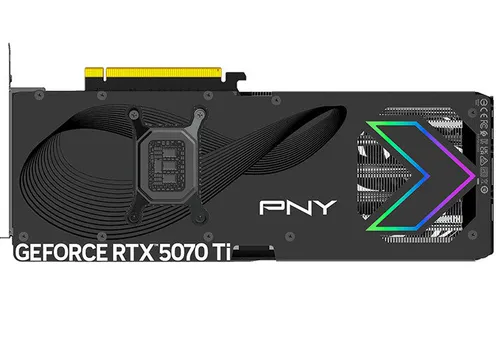 Karta graficzna PNY GeForce RTX 5070 Ti ARGB Triple Fan OC 16GB DLSS 4