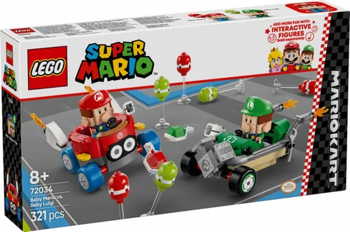 LEGO Super Mario bricks 72034 Mario Kart - Малыш Марио против Малыша Луиджи