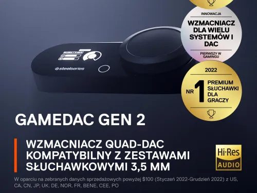 Przetwornik SteelSeries GameDAC Gen 2 dla Xbox