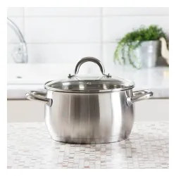 Garnek ze stali nierdzewnej z pokrywką SSW PROFI PLUS 3,6 l