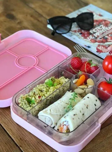 İş için öğle yemeği kutusu XL Yumbox Tapas 5 Bölüm-true blue / galaxy