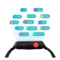 Smartwatch STELIO JuniorPro Funkcje AI 4G Czarny