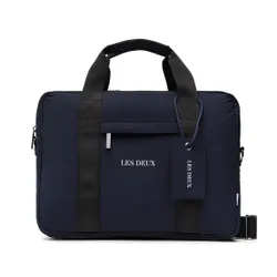 Geantă pentru Laptop Les Deux Terrence Ripstop geantă pentru Computer single LDM940028 Bleumarin închis / Alb 460201