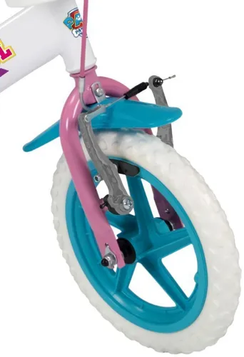 Rower dziecięcy NICKELODEON Psi patrol 12 cali 8" dla dziewczynki Biały