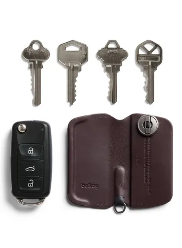 Skórzane etui na klucze Bellroy Key Cover (third edition) - deep plum