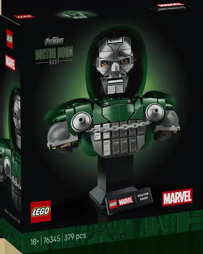 LEGO 76345 Super Heroes Popiersie Doktora Dooma