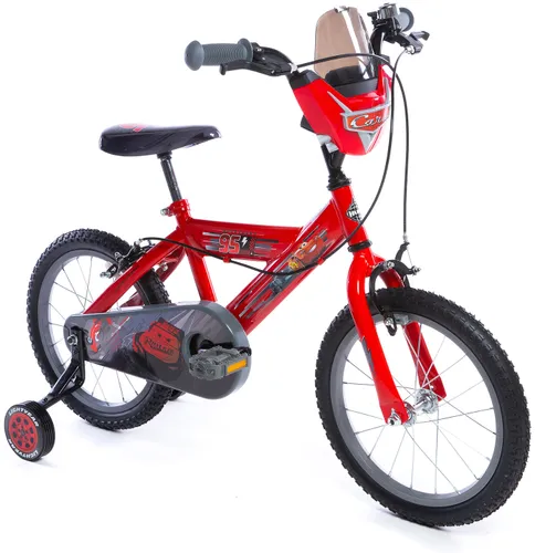 Rower dziecięcy HUFFY Disney Auta 16 cali dla chłopca Czerwony