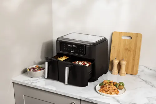 Air Fryer Frytkownica beztłuszczowa HADEN HAD214065 2400 W HADEN 9.5L podwójnym koszem
