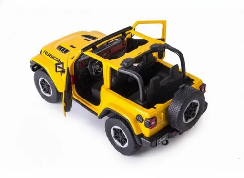 Zdalnie sterowany samochód COIL auto RC pilot duży JEEP Wrangler RS skala 1:14 żółty