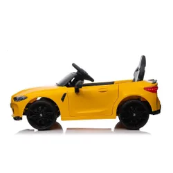 Auto Na Akumulator Bmw M4 Samochód Elektryczny Dla Dzieci Pilot LED Skóra