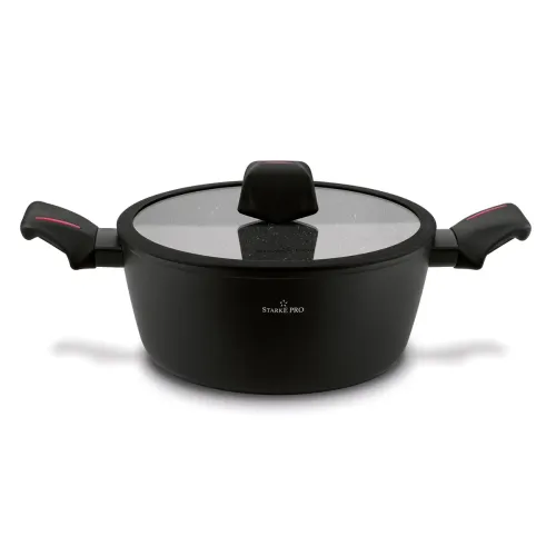 Garnek granitowy z pokrywką Starke Pro Piccante 3,75 l