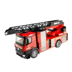 Zdalnie sterowany samochód COIL ciężarówka straż pożarna na pilota LED AKU