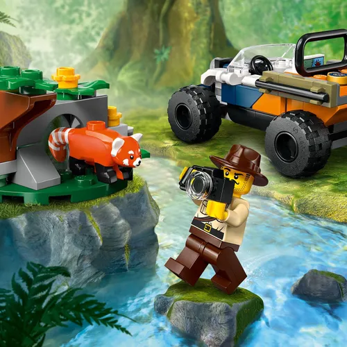 LEGO 60424 City Quad badacza dżungli z pandą czerwoną