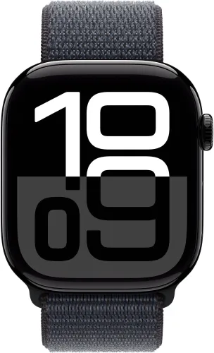 Apple Watch Series 10 GPS + Cellular koperta 46mm aluminium onyks opaska sportowa atramentowy