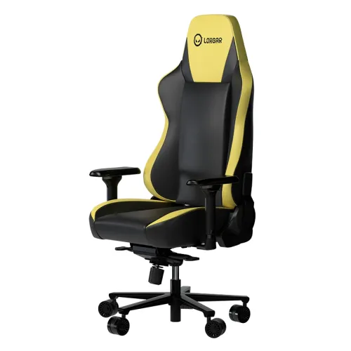 Fotel Lorgar Base 311 Gamingowy do 150kg Skóra ECO Czarno-żółty