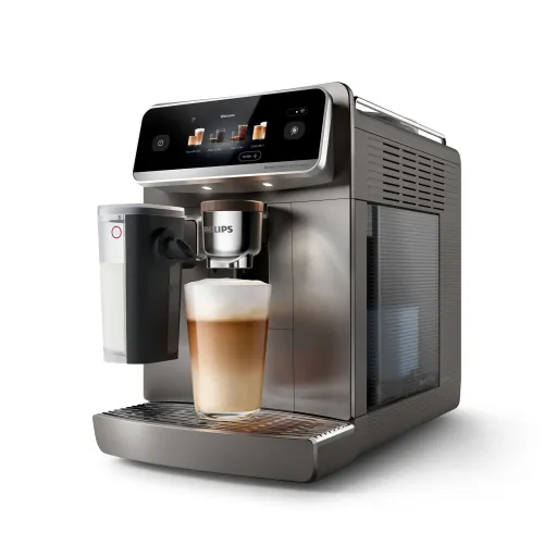 Автоматическая кофемашина Philips 8000 LatteGo Pro Café Aromis EP8757/92 холодный кофе ширина 25,1 см