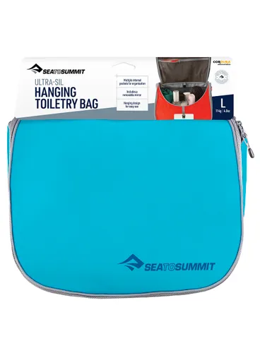 Косметичка / Дорожная сумка Sea to Summit Ultra-Sil Hanging Toiletry Bag L - blue atoll