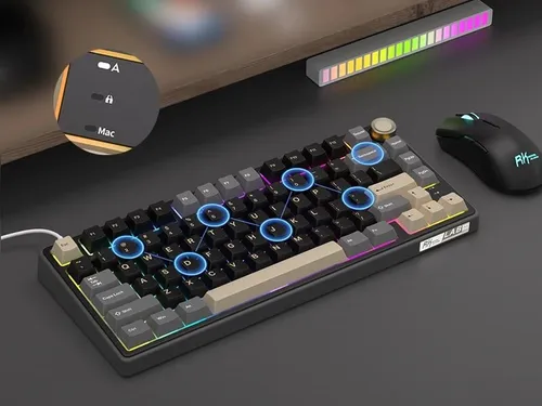 Klawiatura ROYAL KLUDGE R75 Phantom Brown Switch