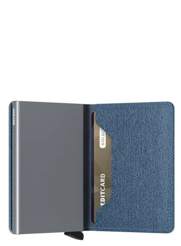 Küçük Cüzdan RFID Gizli Slimwallet Büküm-kot mavisi