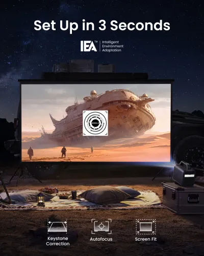 Projektor Nebula Mars 3 D2333 DLP Full HD HDR Android TV Wi-Fi Bluetooth