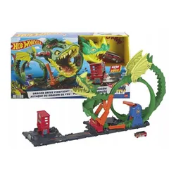 Hot Wheels zestaw Pętla smoka HDP03